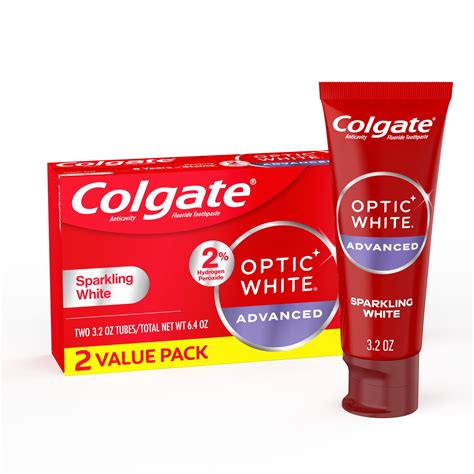 Colgate Optic White Advanced Hydrogen Peroxide .